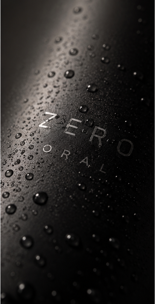 ZERO ORAL dispenser surface detail